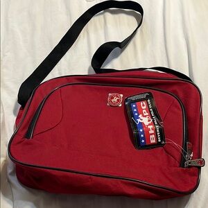 Beverly Hills Polo Club Classic Red Messenger Bag